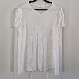 LuLaRoe Remi Classic White Short Sleeve Tee